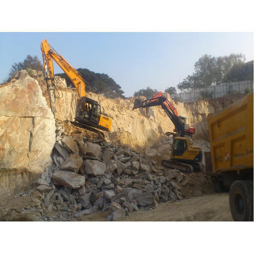 Medium Rock Excavation Work