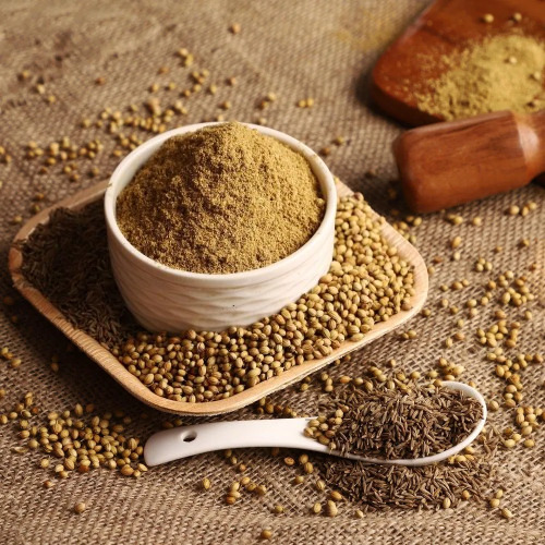 Organic Coriander Cumin Powder - Color: Brown