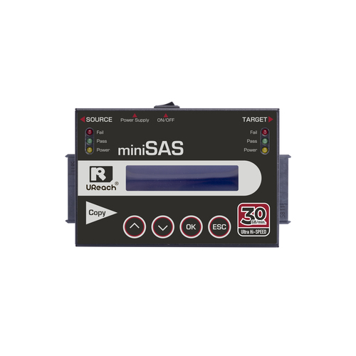 U-Reach SA310 1:1 Hostless Duplicator and Eraser - SAS/SATA/mSATA/NGFF Hard Drives Ultra - high speed of 30GB/min Data Copier/Cloner and Wiper
