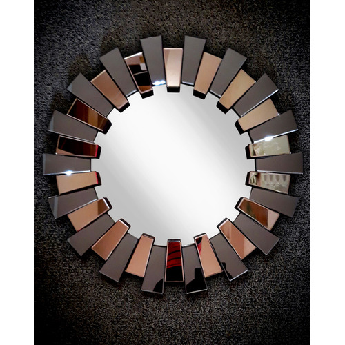 3D Designer Mirror - Color: Brown