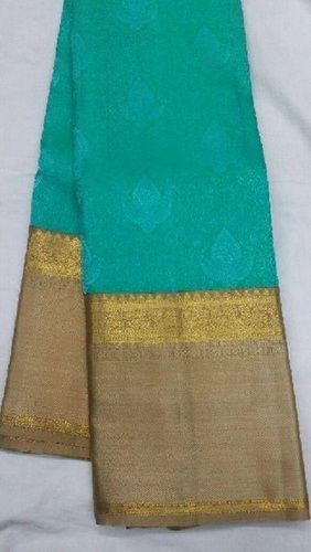 Various Colors  Are Available Plain Kanjeevaram Zari Silk And Organza Sarees