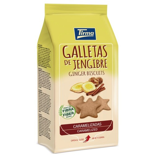 Tirma Choc Galletas Biscuits Ginger 125 Gms - Fat Content (%): 26% Percentage ( % )