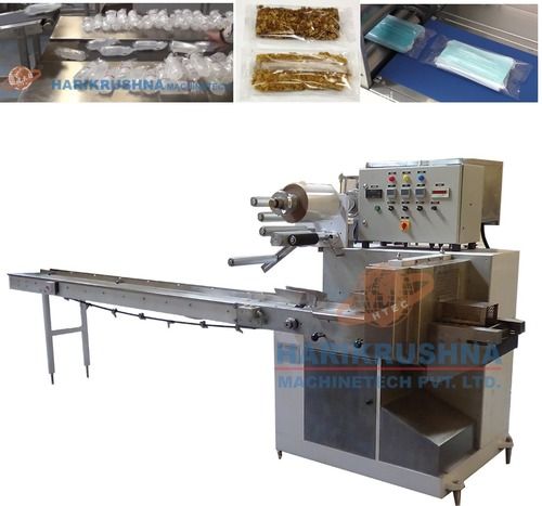 Gray Automatic Horizontal Flow Wrapping Machine