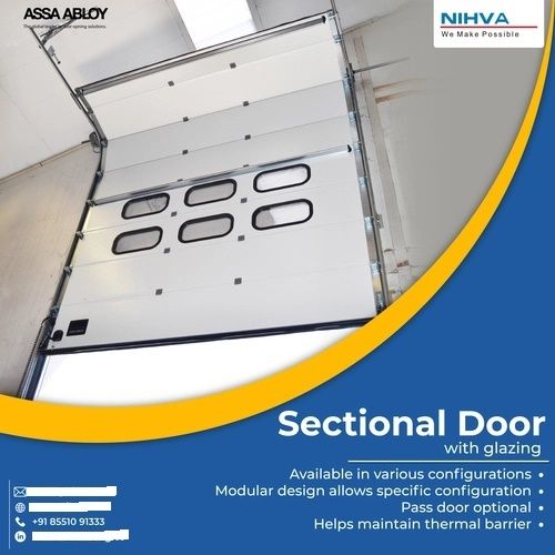 Sectional Door With Glazing Application: Widely Used In The Food Industry