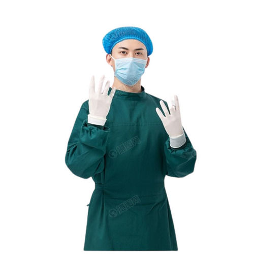 Green Color 100% Cotton Doctor Gown (Pack Of 1 X 100 Pieces) Grade: A