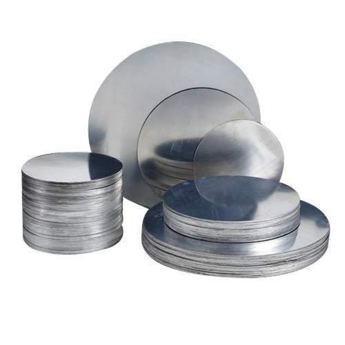 Silver 4Mm Plain Aluminum Circular Plate