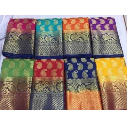 Ladies Wedding Silk Saree - Color: Any