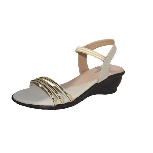 Fullos Beauty Ladies Flat Sandal - Color: Golden