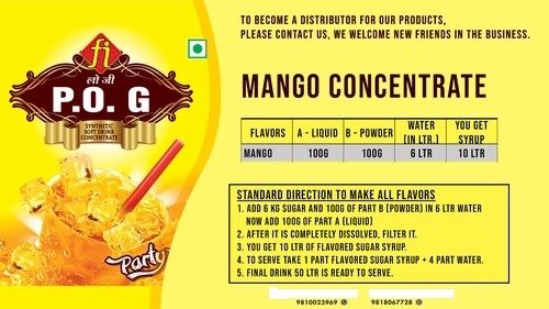 Mango Soft Drink Concentrate