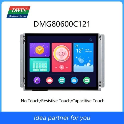 Dwin 12.1inch 800*600 Intelligent Uart Tft Lcd Display With Control Board+touch Screen+software+program Dmg80600c121