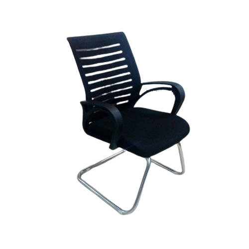 Fixed Arm Office Chair - Color: Black