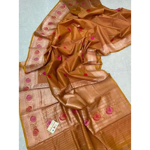 Handloom Pure Tussar Silk Saree - Season: Summer