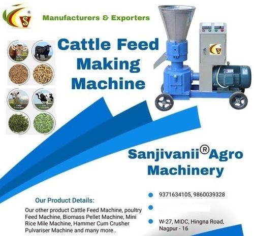 Portable Cattle Feed Making Machine
