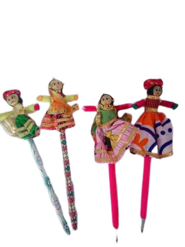 Multicolor Rajasthani Small Puppet Pencil