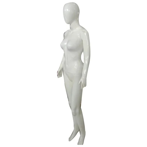 Glossy White Female Mannequin - Age Group: Adults