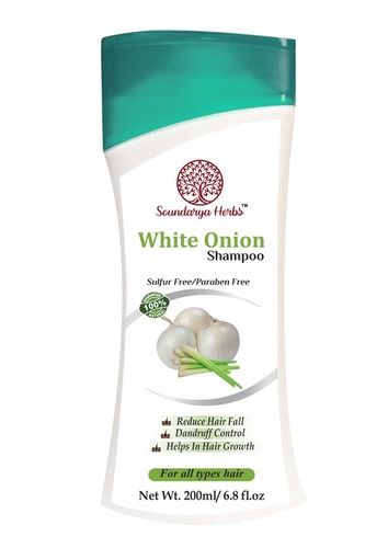 Soundarya Herbs White Onion Hair Shampoo Length: 17  Centimeter (Cm)