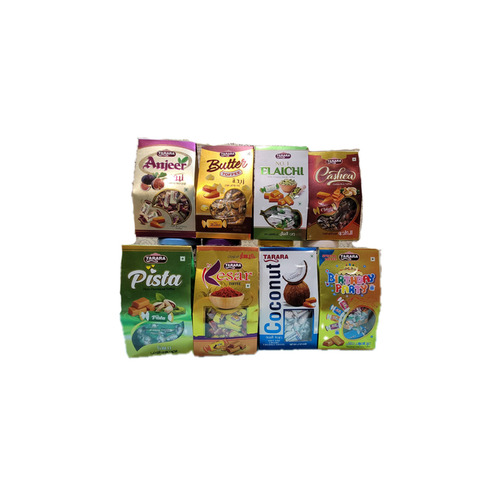 Hygienically Packed Toffee Box - 100 Pieces, Mixed Coconut, Cashew, Butter, Elaichi, Pista, Kesar, Anjeer | Delicious Taste, Easy to Digest, 12 Months Shelf Life