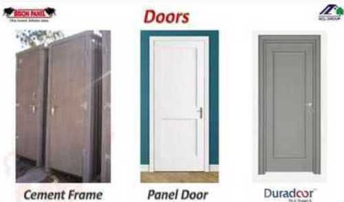 Brown Frp Laminated Panel Doors