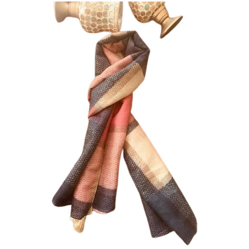 Box Printed Stole With Tassels - Color: Multi Color