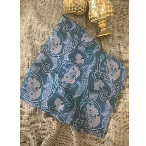 Fancy Flower Printed Stole - Fabric Type: Silk