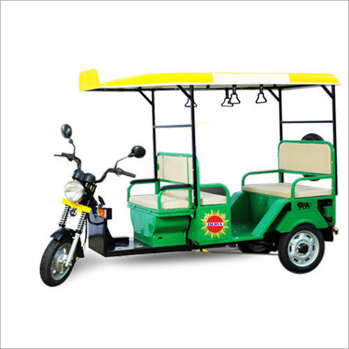 E Rickshaw - Stainless Steel Body, 35 Inches Wide Differential | Brushless DC Motor 1575/2000 KW, 48V, 4 Seater, Waterproof Wiring, Max Speed 25 Km/Hour