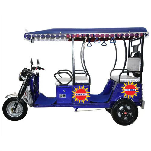 Waterproof E Rickshaw With 6 Person Capacity