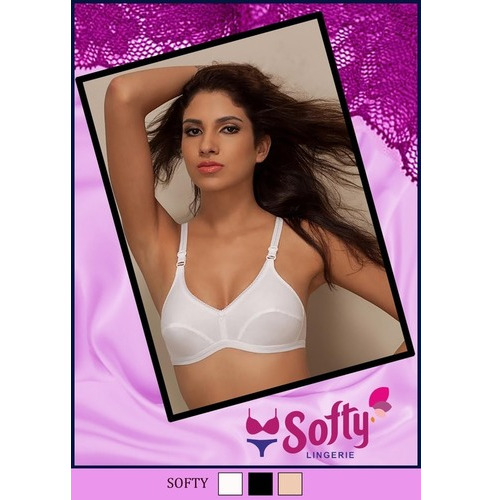 Skin Friendly Softy Bra - Color: White