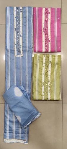 Casual Cotton Dress Material With Cotton Print Dupatta