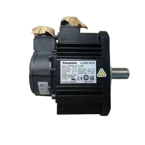 Panasonic Mdmf102L1G6M Servo Motor - Color: Black