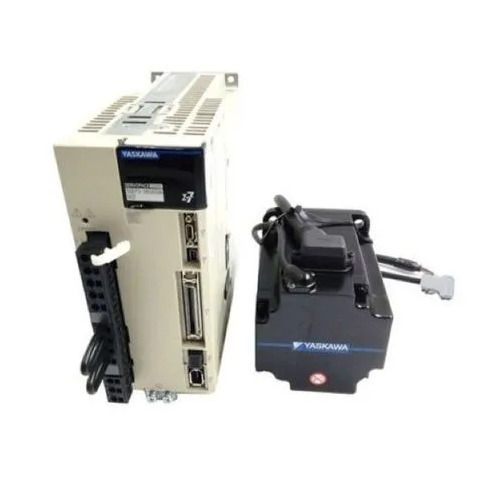 Yaskawa Sgm7G-30Afa61 Servo Motor - Color: White And Black