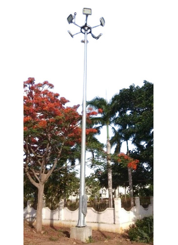 High Mast Lighting Pole - Color: White