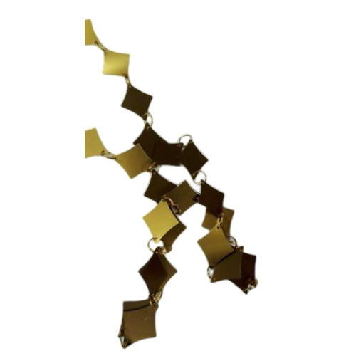 Sitara Event Decoration Hanging - Fiber Material, Diamond Shape, Golden Color | Ideal for Indoor or Outdoor Wedding & Event Decoration