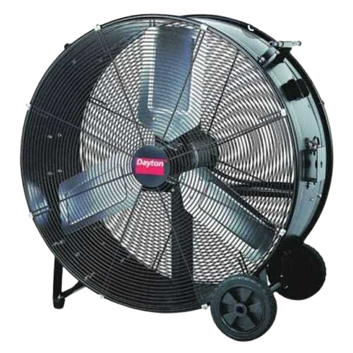 Electrical Industrial Fan 220V - Color: Black