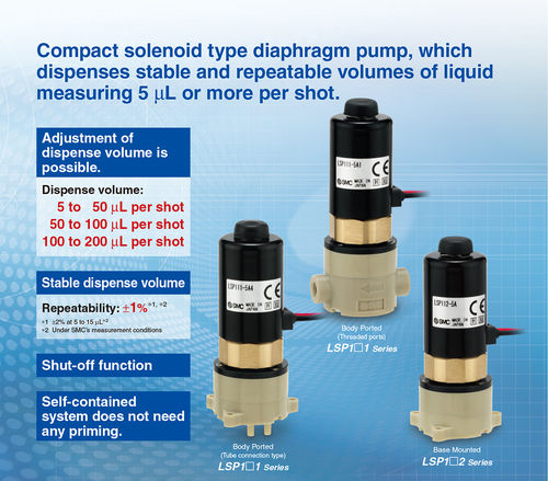 Metal Compact Solenoid Type Diaphragm Pump