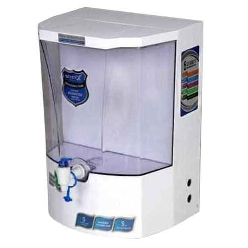 Domestic RO Water Purifier - ABS Plastic Body, 7.1L to 14L Capacity, White Color | Auto-Flushing System, Premium Quality