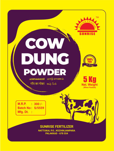 Sunrise Cow Dung Powder Application: Organic Fertilizer