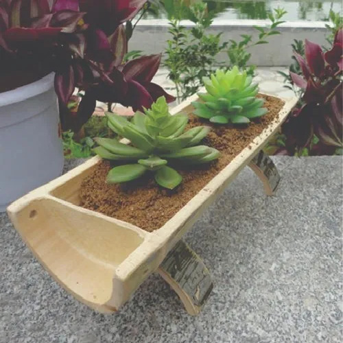 Bamboo Planter - Color: Natural