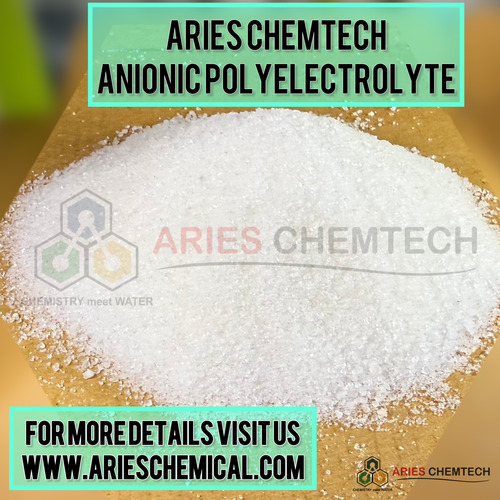 Aries Chem's Poly Electrolyte - High Molecular Weight Cationic Flocculant Powder | White, Water Soluble, 98% Purity, Ideal for Waste Water Treatment