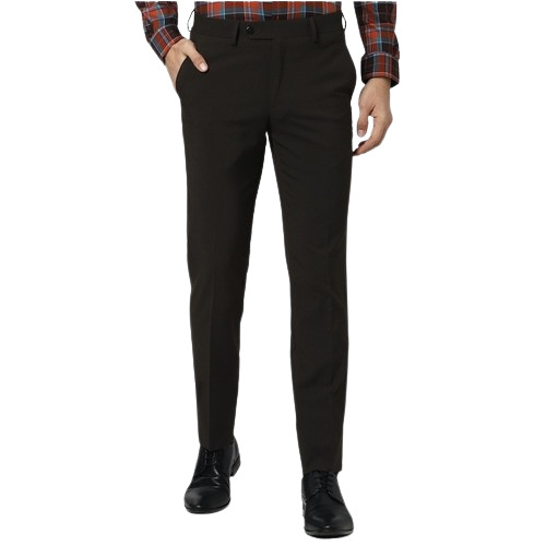 Plain Dyed Flat Formal Mens Trousers - Color: Any