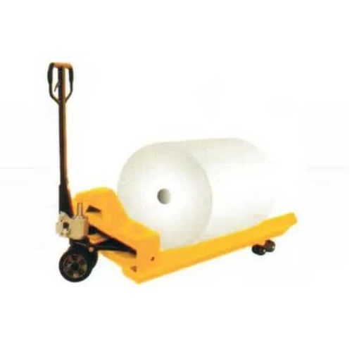 Ansu Hydraulic Reel Pallet Truck - Color: Yellow