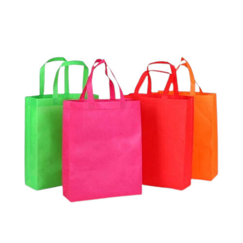 Non Woven Plain Loop Handle Bag - Color: Yellow