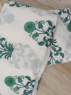 hand block printed fabric