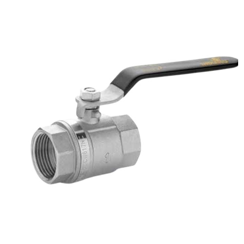 Forged Brass Ball Valves - PTFE Seat Ring Dacromet Coated Handle | 25 mm Size Medium Pressure Nickel Plated Finish 5-Year Warranty