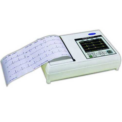 12 Channel Ecg Machine  - Color: White