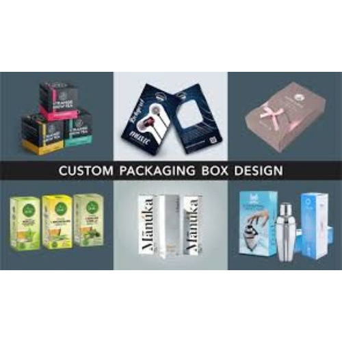 Blue Labels And Box Designing Service