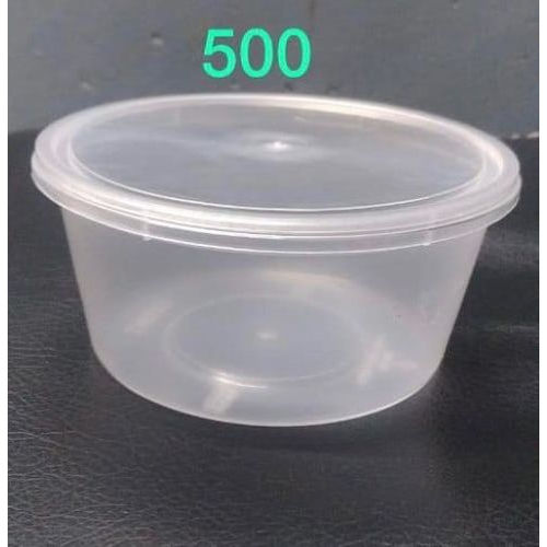 Round Plastic Food Container Capacity: 500 Milliliter (Ml)