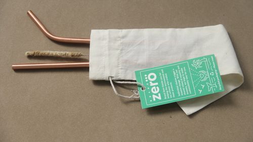 Travel Copper Straw Kit