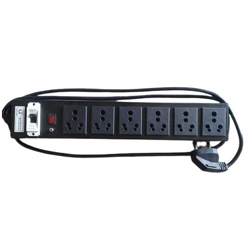 6 Socket 5 Amps Power Distribution Unit - Color: Black