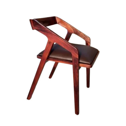 Polished Wooden Designer Chairs - Color: Brown