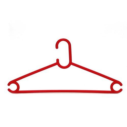 Plastic Red C Cloth Hanger